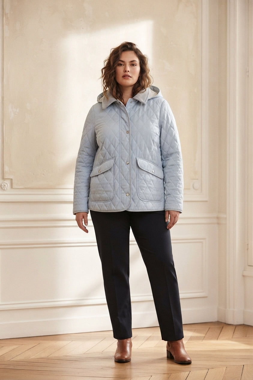 Veste Matelassée Femme à Capuche | TG110