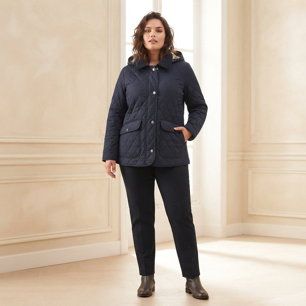 Veste Matelassée Femme à Capuche | TG110