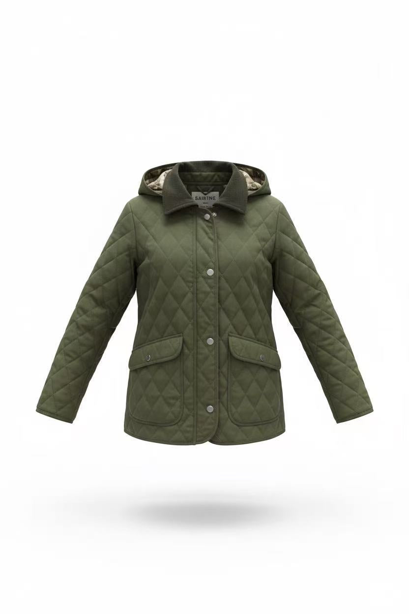 Veste Matelassée Femme à Capuche | TG110