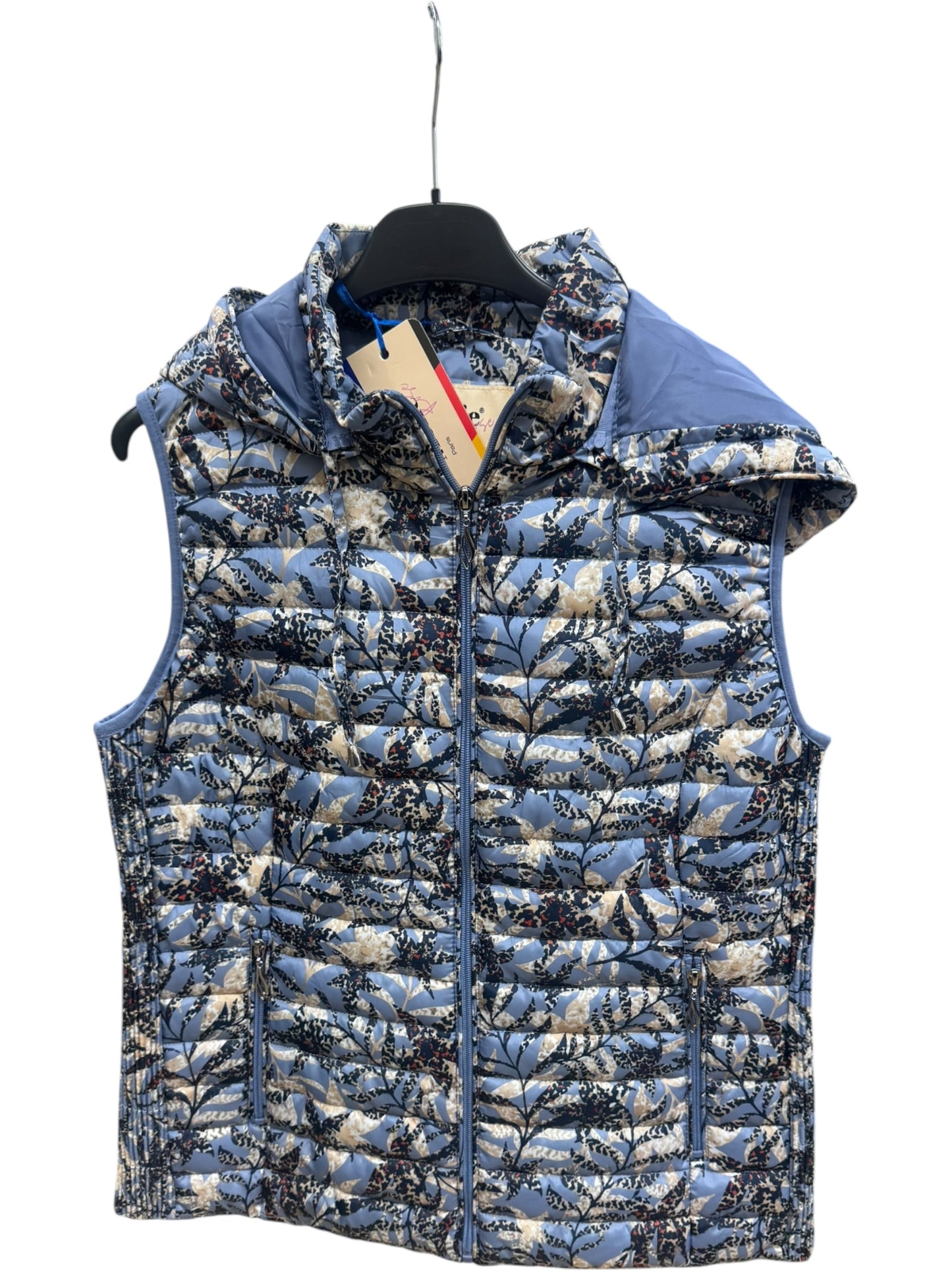 Doudoune Sans Manche Fleurie – Saturne Paris | Mi-saison Casual Chic